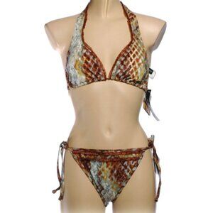 Be Creative Animal Print Bikini - Sz 10 - NEW